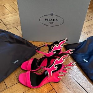 Prada Flame Sandal